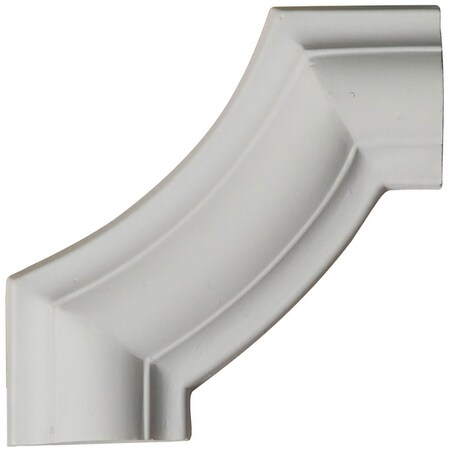 Ekena Millwork 4"W x 4"H x 1/2"P Ashford Smooth Panel Moulding Corner (matches moulding PML01X00AS) PML04X04AS